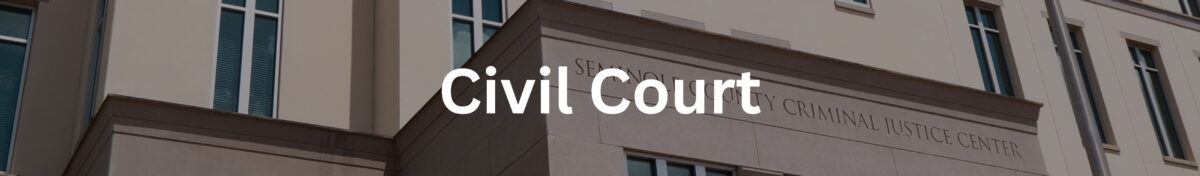 Civil Court Seminole County Clerk of the Circuit Court Comptroller Civil Court Seminole County Clerk of the Circuit Court Comptroller